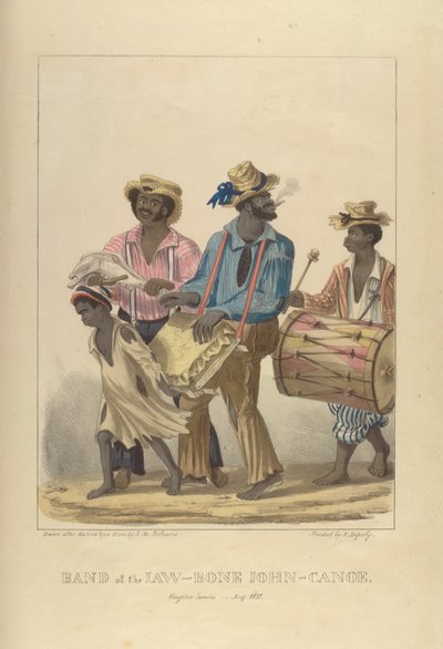 Band of the Jaw-Bone John-Canoe, illustration from 
